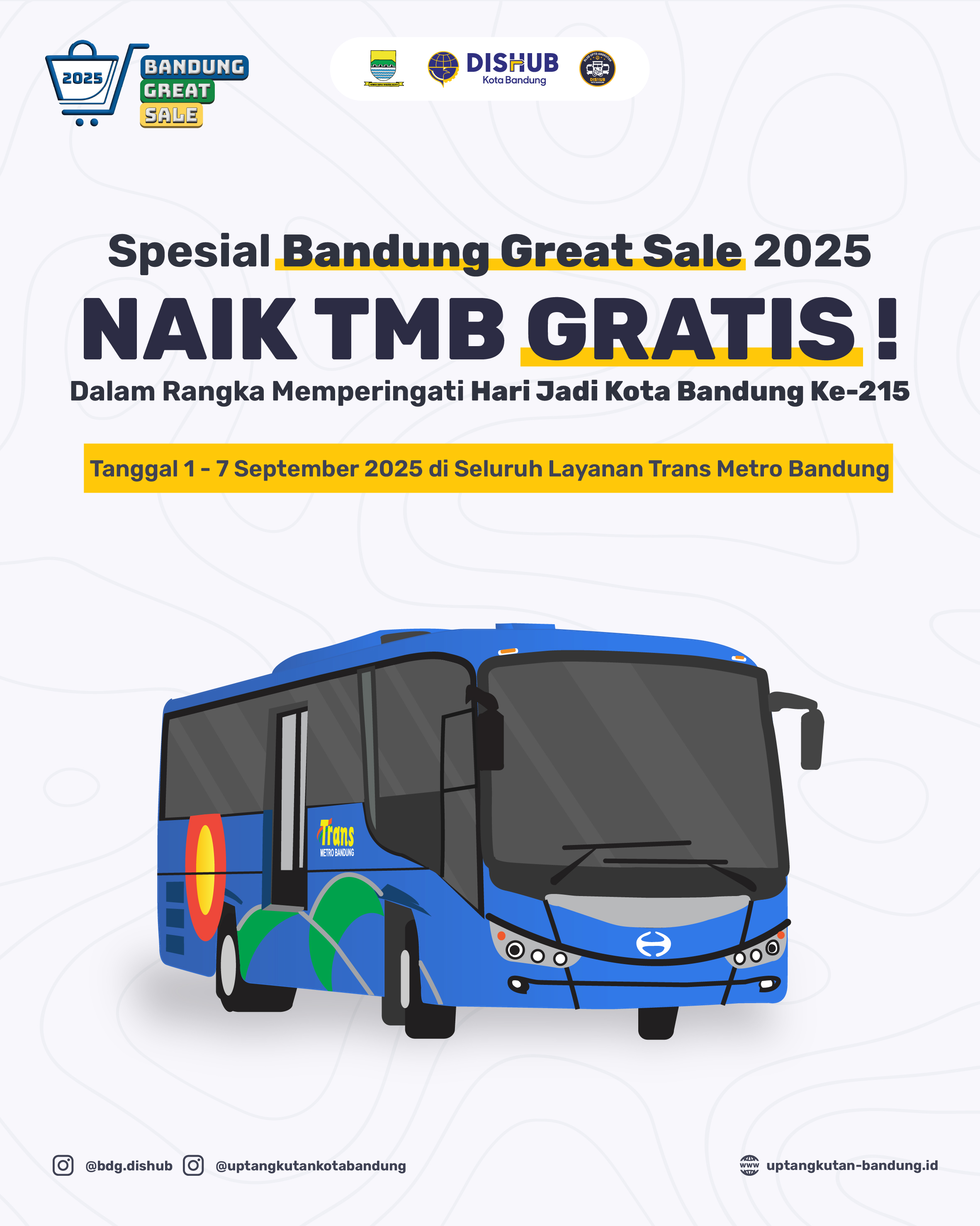 Gratis Naik Trans Metro Bandung (TMB) Selama Bandung Great Sale 2025, Catat Tanggalnya! 🎉🚌