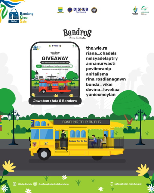 Pemenang Give Away Bandros Bandung Great Sale 2024 slide 2